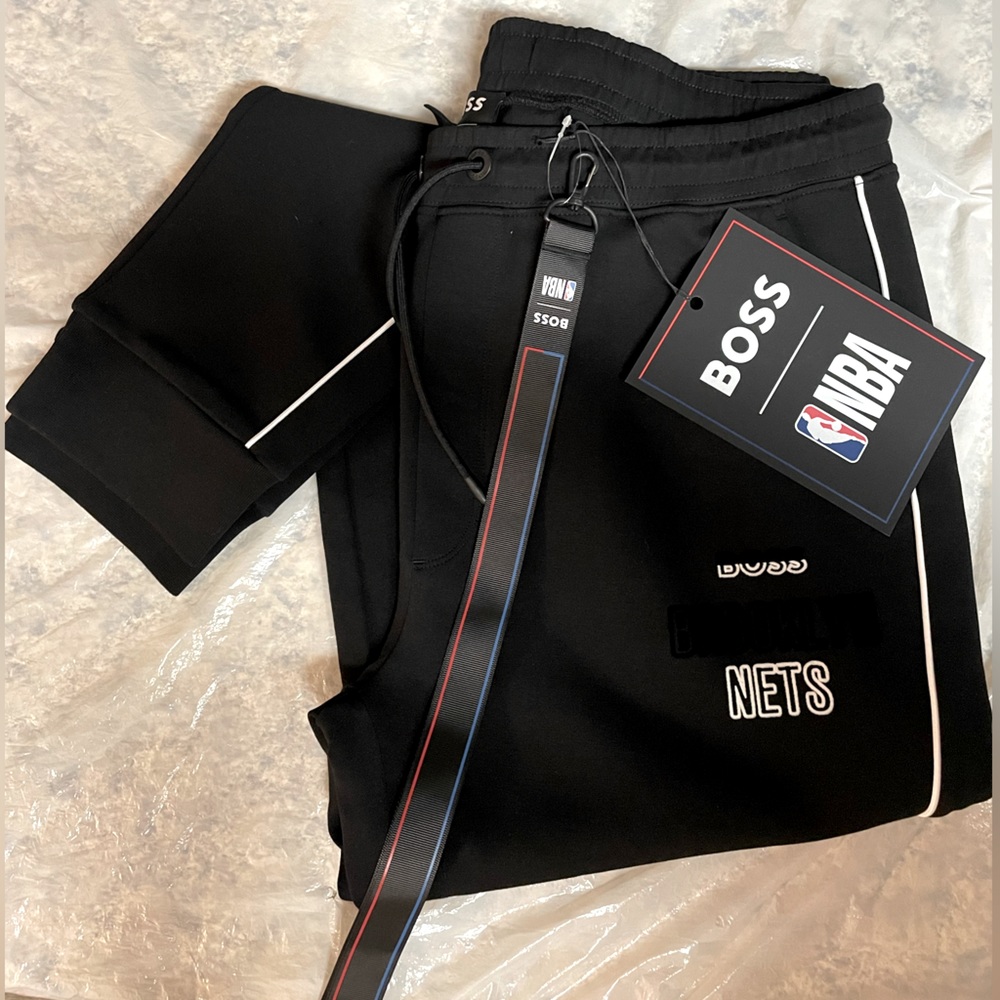 Hugo Boss Brooklyn Nets NBA joggers. Brand new with tags. Men’s Size XL
